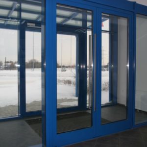 Алюминиевая дверь 1400×2000 мм. GFTD16202 Алюминиевая дверь 1400×2000 мм. GFTD16202